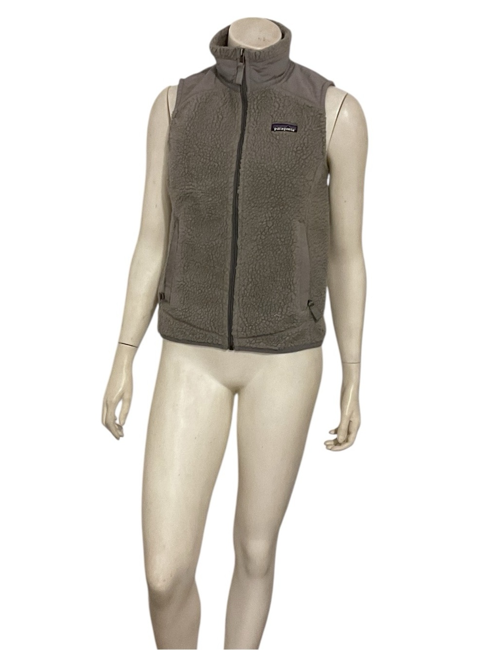 Patagonia Woman’s Grey Sherpa Jacket Vest